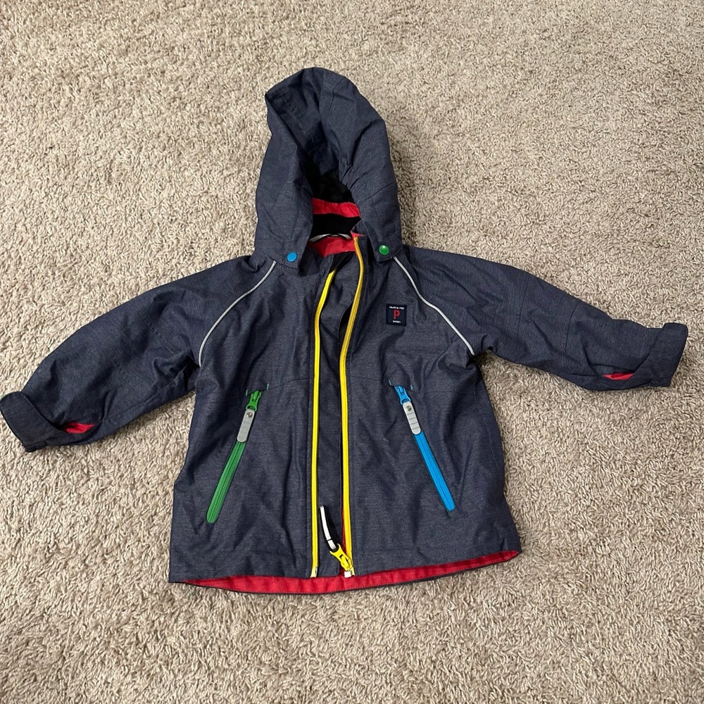 Polarn o Pyret jacket 92 2 2T toddler boy wind rain